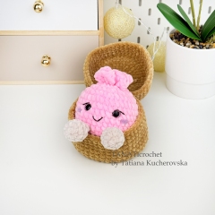 Rainbow Dumpling amigurumi by TANATIcrochet