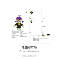 FRANKESTEIN amigurumi pattern by Mongoreto
