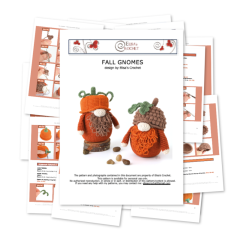 Fall Gnomes amigurumi pattern by Elisas Crochet