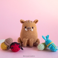 Basil the Boar amigurumi pattern by Lemon Yarn Creations