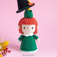 Willow the Witch amigurumi pattern by Lemon Yarn Creations