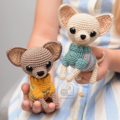 Daisy The Chihuahua amigurumi pattern by YarnWave