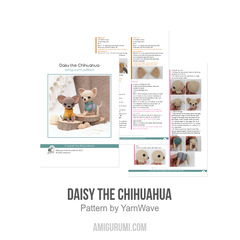 Daisy The Chihuahua amigurumi pattern by YarnWave