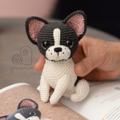 Rocky The French Bulldog amigurumi pattern by YarnWave