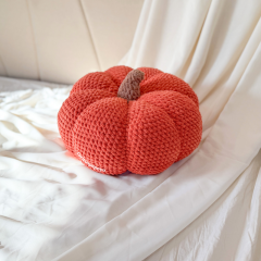 Giant Pumpkin Pouf amigurumi pattern by Curiouspapaya