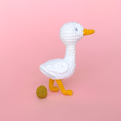 Goose amigurumi by Curiouspapaya