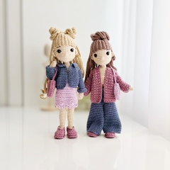 School Vibe amigurumi pattern by Fluffy Tummy