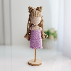 School outfit amigurumi pattern by Fluffy Tummy