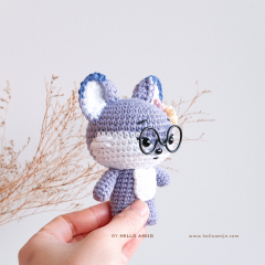 Floral Fox Crochet Pattern amigurumi pattern by Hello Amijo
