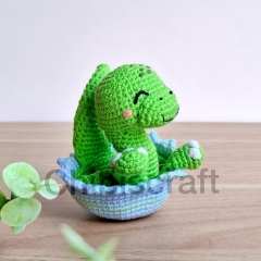 Reversible Baby Brachiosaurus  amigurumi pattern by Chibiscraft