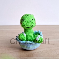 Reversible Baby Brachiosaurus  amigurumi pattern by Chibiscraft