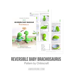 Reversible Baby Brachiosaurus  amigurumi pattern by Chibiscraft