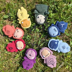 Melody the telecreepy amigurumi pattern by Cosmos.crochet.qc