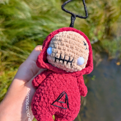 Melody the telecreepy amigurumi by Cosmos.crochet.qc