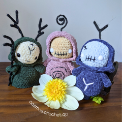 Melody the telecreepy amigurumi pattern by Cosmos.crochet.qc