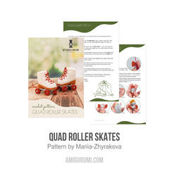 Quad Roller Skates amigurumi pattern by Mariia Zhyrakova