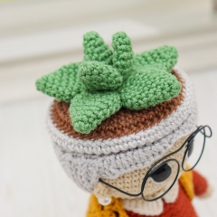 Succulent Granny amigurumi by Mariia Zhyrakova