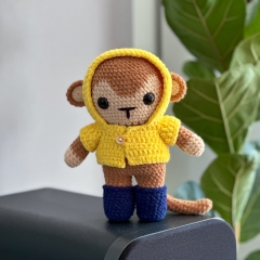 Maurice the Monkey amigurumi pattern by Pracownia Blask