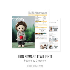 Lion Edward (Twilight) amigurumi pattern by Crochery