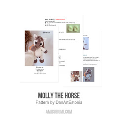 Molly the Horse amigurumi pattern by DanArtEstonia