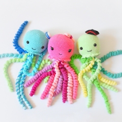 Cute Octopus Crochet Pattern amigurumi pattern by EmmaS Dolls