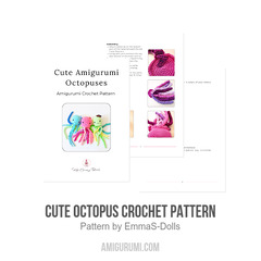 Cute Octopus Crochet Pattern amigurumi pattern by EmmaS Dolls