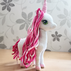 Elli the Dream Unicorn Crochet Patt amigurumi pattern by EmmaS Dolls