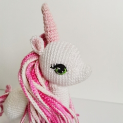 Elli the Dream Unicorn Crochet Patt amigurumi by EmmaS Dolls