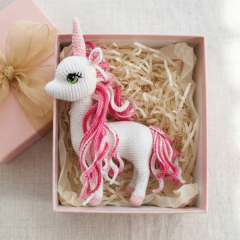 Elli the Dream Unicorn Crochet Patt amigurumi pattern by EmmaS Dolls