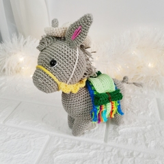 Festive Donkey Pattern amigurumi pattern by EmmaS Dolls