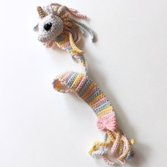 Rainbow Unicorn Bookmark Pattern amigurumi pattern by EmmaS Dolls