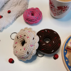 Sweet Crochet Donut Two Sizes amigurumi pattern by EmmaS Dolls