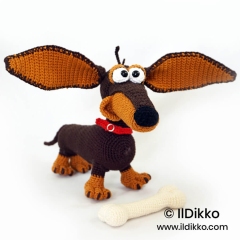 Dash the Dachshund amigurumi by IlDikko