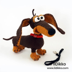 Dash the Dachshund amigurumi pattern by IlDikko