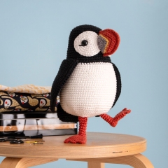 Tux the Puffin amigurumi pattern by airali design