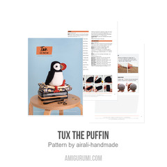 Tux the Puffin amigurumi pattern by airali design