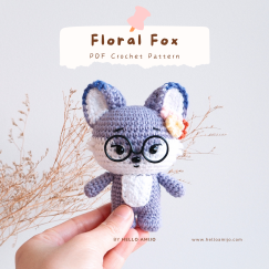 Floral Fox Crochet Pattern