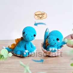 Reversible Baby Stegosaurus