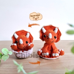 Reversible Baby Triceratops