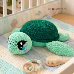 Plush Sea Turtle Crochet Pattern