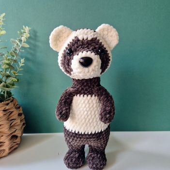 Bear the ferret amigurumi pattern by Sweet Fluffy Stitches