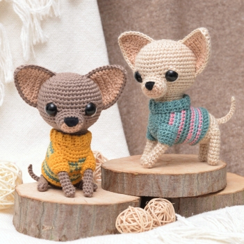Daisy The Chihuahua amigurumi pattern by YarnWave