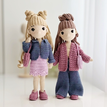 School Vibe amigurumi pattern by Fluffy Tummy