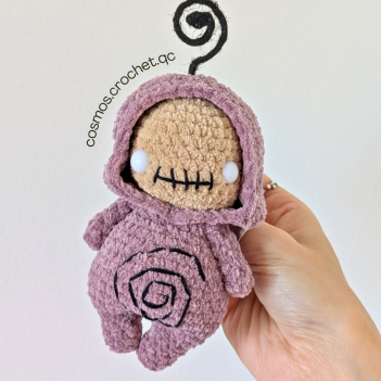 Melody the telecreepy amigurumi pattern by Cosmos.crochet.qc