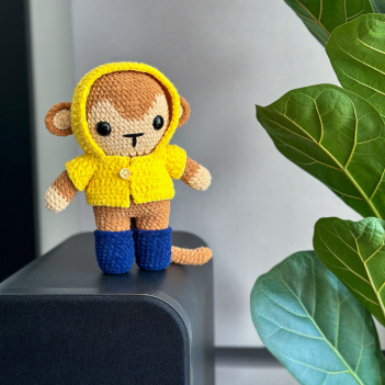 Maurice the Monkey amigurumi pattern by Pracownia Blask
