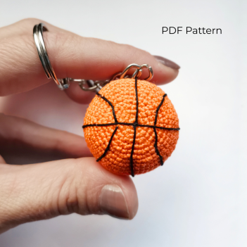 Basketball Keychain Pattern amigurumi pattern by EmmaS Dolls