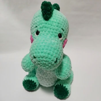 Plush Dinosaur Crochet Pattern amigurumi pattern by EmmaS Dolls