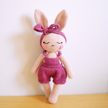 Sleeping Bunny Crochet Pattern amigurumi pattern by EmmaS Dolls