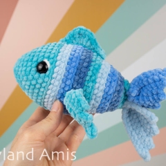 Coral the Rainbow Fish amigurumi pattern by unknown