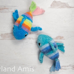 Coral the Rainbow Fish amigurumi pattern by unknown